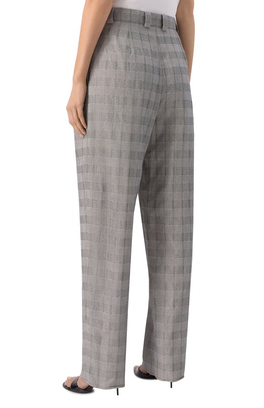 Хлопковые брюки Emporio Armani EW004350/TE20061 Серый  EW004350/TE20061 Фото 4