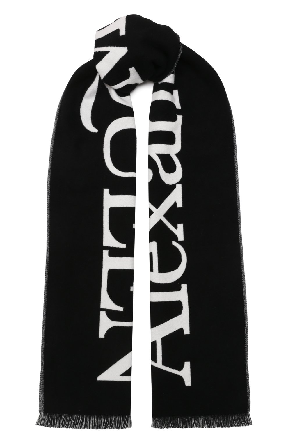 Хлопковый шарф ALEXANDER MCQUEEN, арт. 709011/4105Q, фото 1