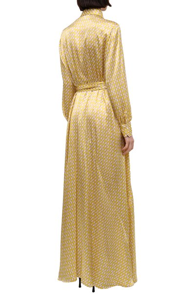 Атласное платье KITON, арт. D51327K0979A, фото 4