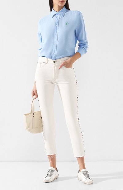 Льняная рубашка POLO RALPH LAUREN, арт. 211732637, фото 2