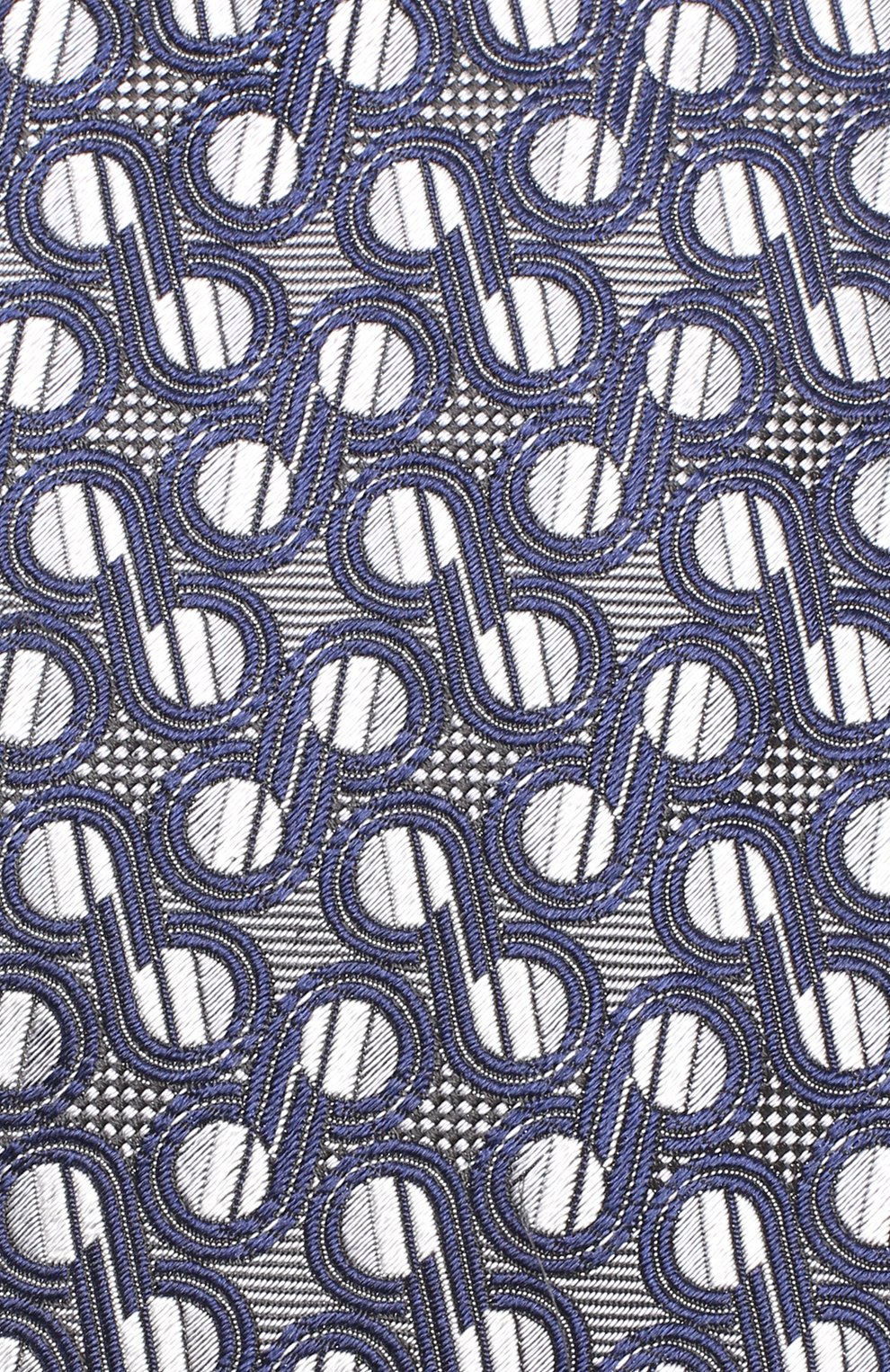 Шелковый галстук с узором TURNBULL & ASSER, арт. TIE002-BB204, фото 3