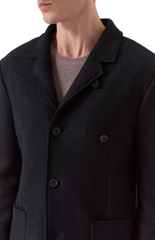 Шерстяной пиджак Hannes Roether J0P32PE.7066 Чёрный  J0P32PE.7066 Фото 5