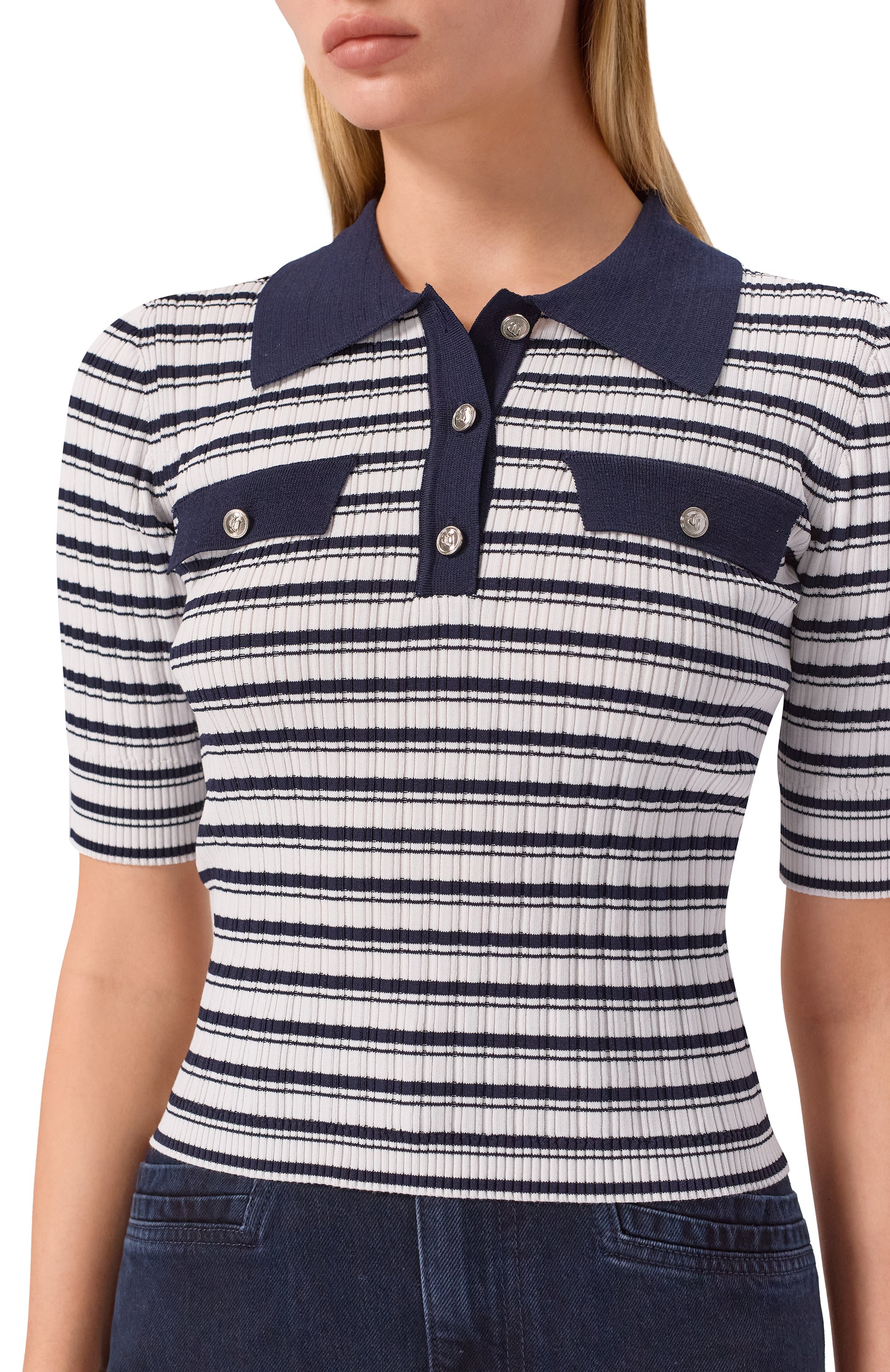 Поло из вискозы и хлопка JUUN.J, арт. JW5851W03, фото 5