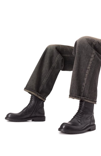 Кожаные ботинки danny ANN DEMEULEMEESTER, арт. B0010092/LT047, фото 3