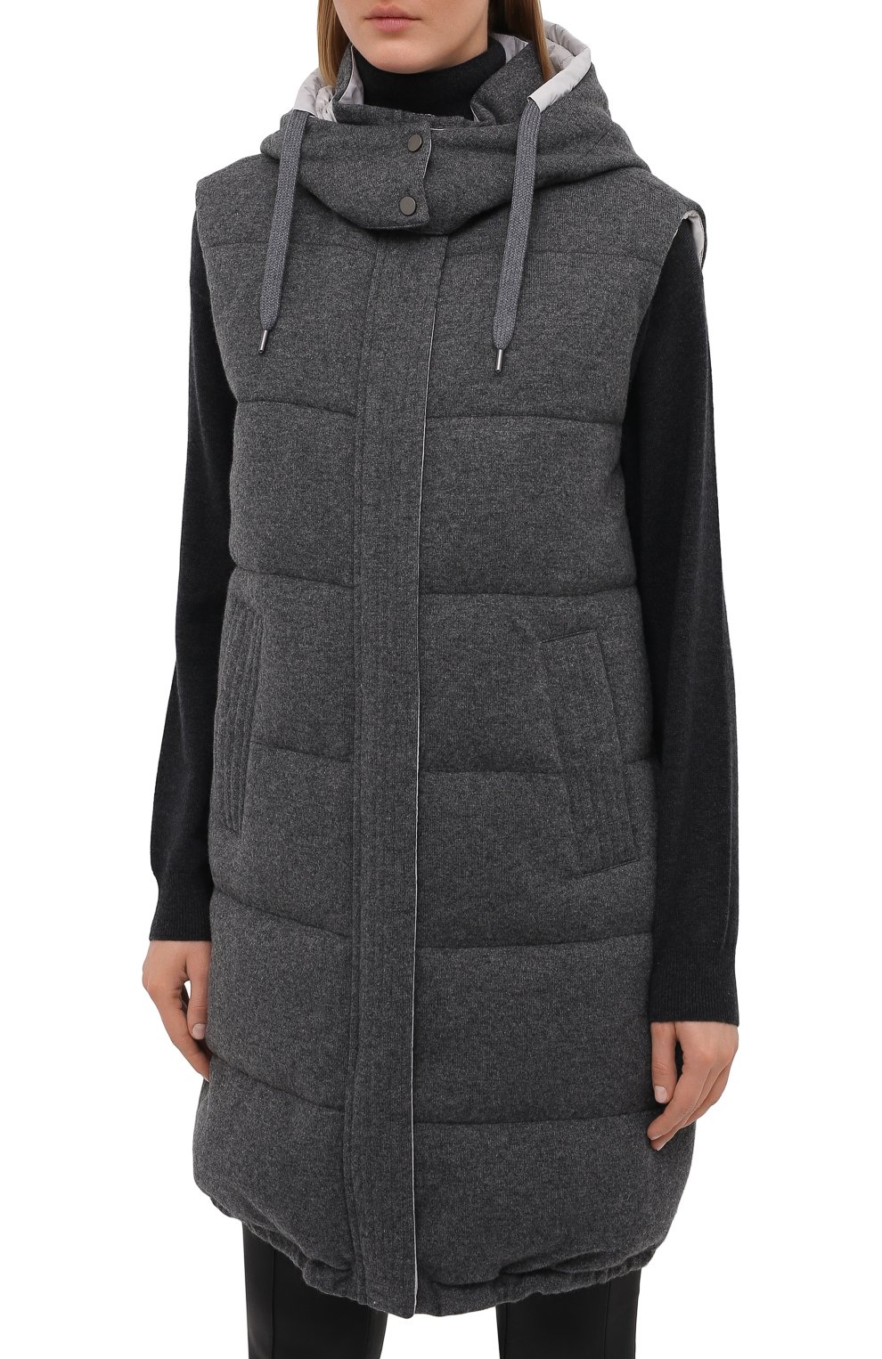 Пуховый жилет BRUNELLO CUCINELLI, арт. M012T9552P, фото 3
