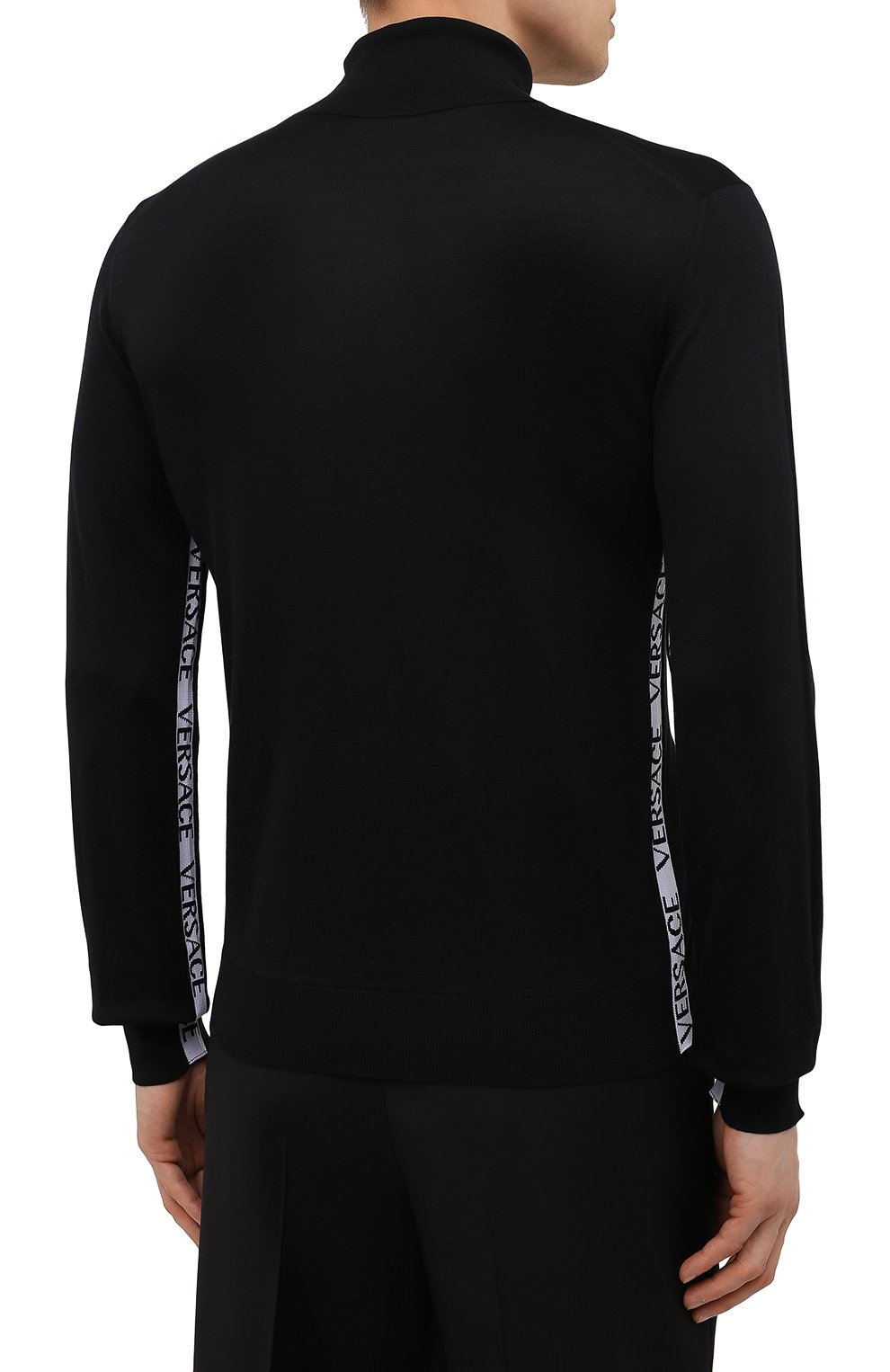 Шелковая водолазка VERSACE, арт. 1001276/1A00595, фото 4