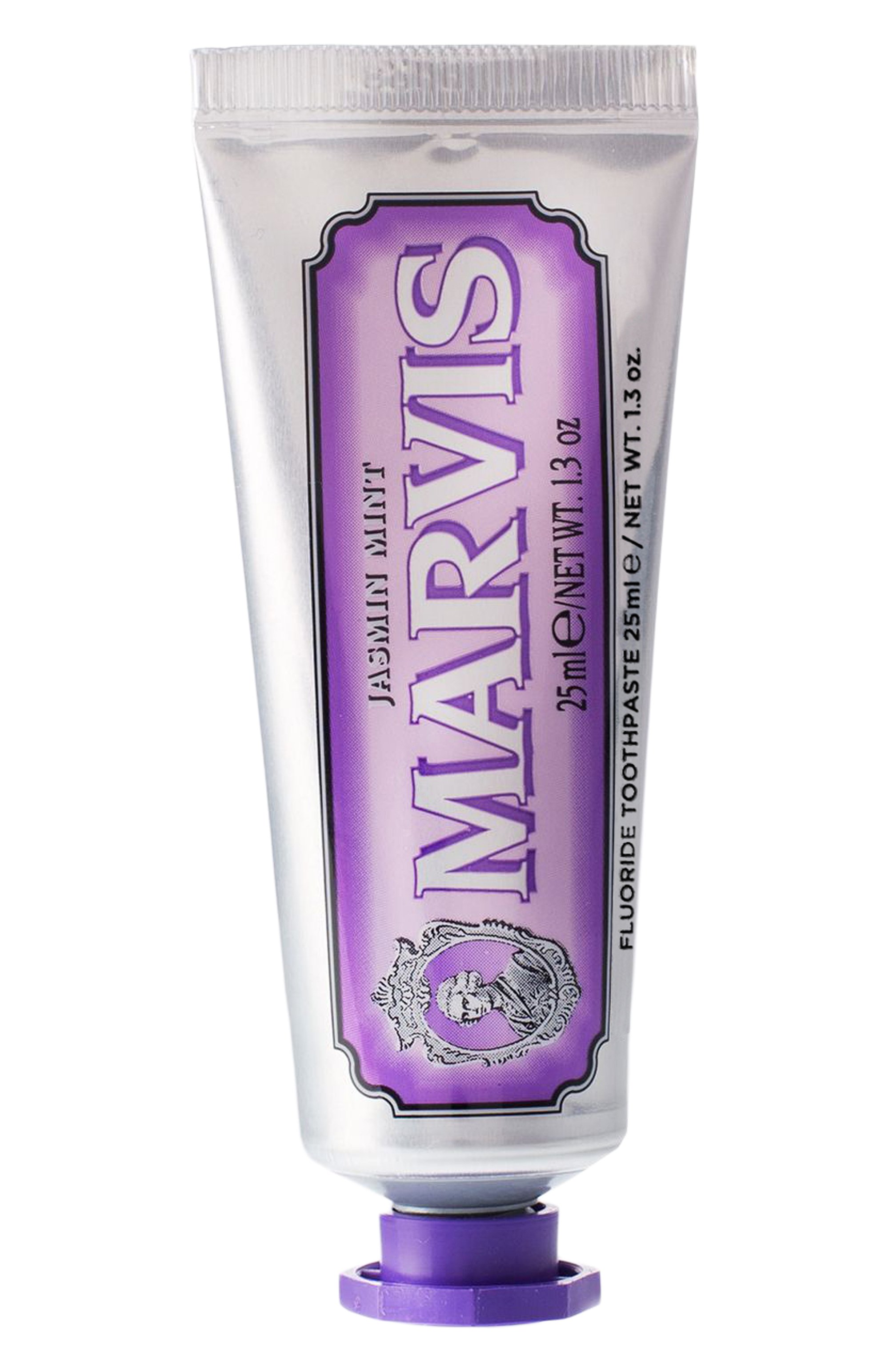 Зубная паста jasmin mint (25ml) MARVIS бесцветного цвета по цене 450 руб., арт. 411335, фото 1 Зубная паста jasmin mint (25ml) MARVIS, арт. 411335, фото 1
