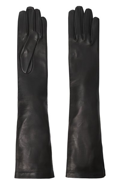 Кожаные перчатки MVST черного цвета по цене 52550 руб., арт. SG12/301/B 10BT 4010/NAPPA SILK LINED, фото 2 Кожаные перчатки MVST, арт. SG12/301/B 10BT 4010/NAPPA SILK LINED, фото 2