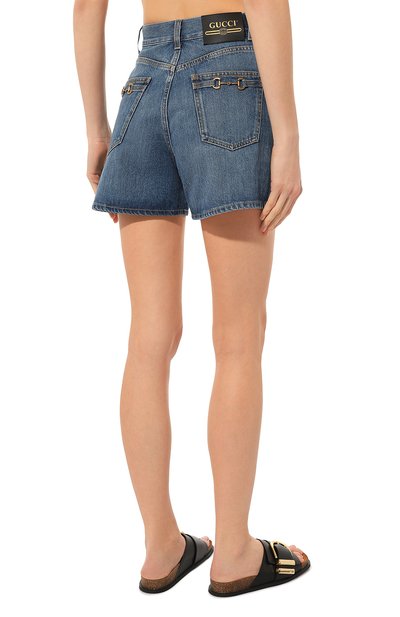 Джинсовые шорты GUCCI, арт. 681287 XDBP5, фото 4