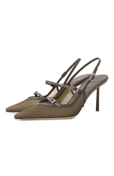 Женские текстильные туфли morgana 80 LE SILLA, арт. 4293D080BXPPNEM/