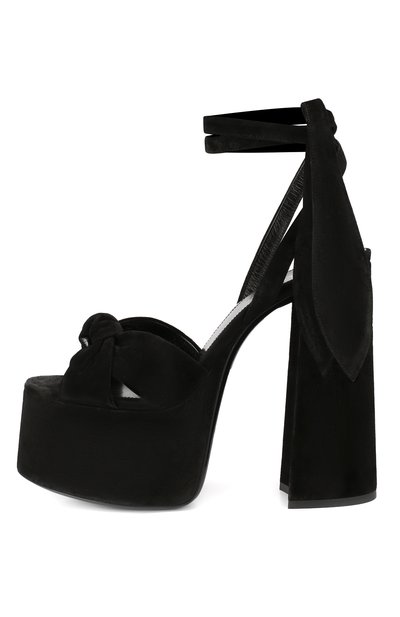 Замшевые босоножки  paige SAINT LAURENT, арт. 551819/0LI00, фото 3