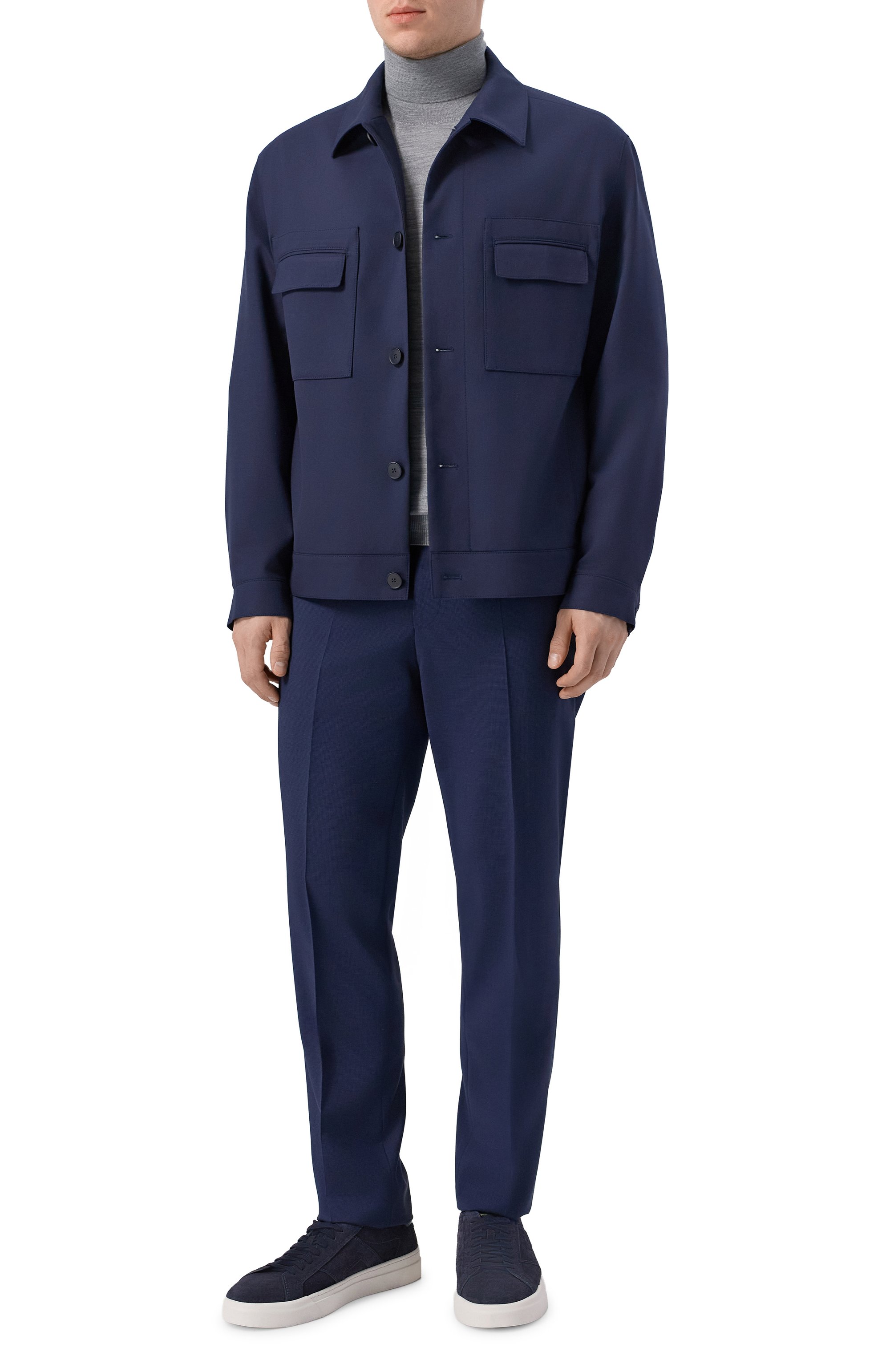 Шерстяные брюки HUGO, арт. 50558206, фото 2