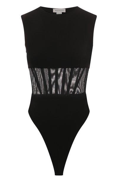 Женское боди из вискозы ALEXANDER MCQUEEN, арт. 753598