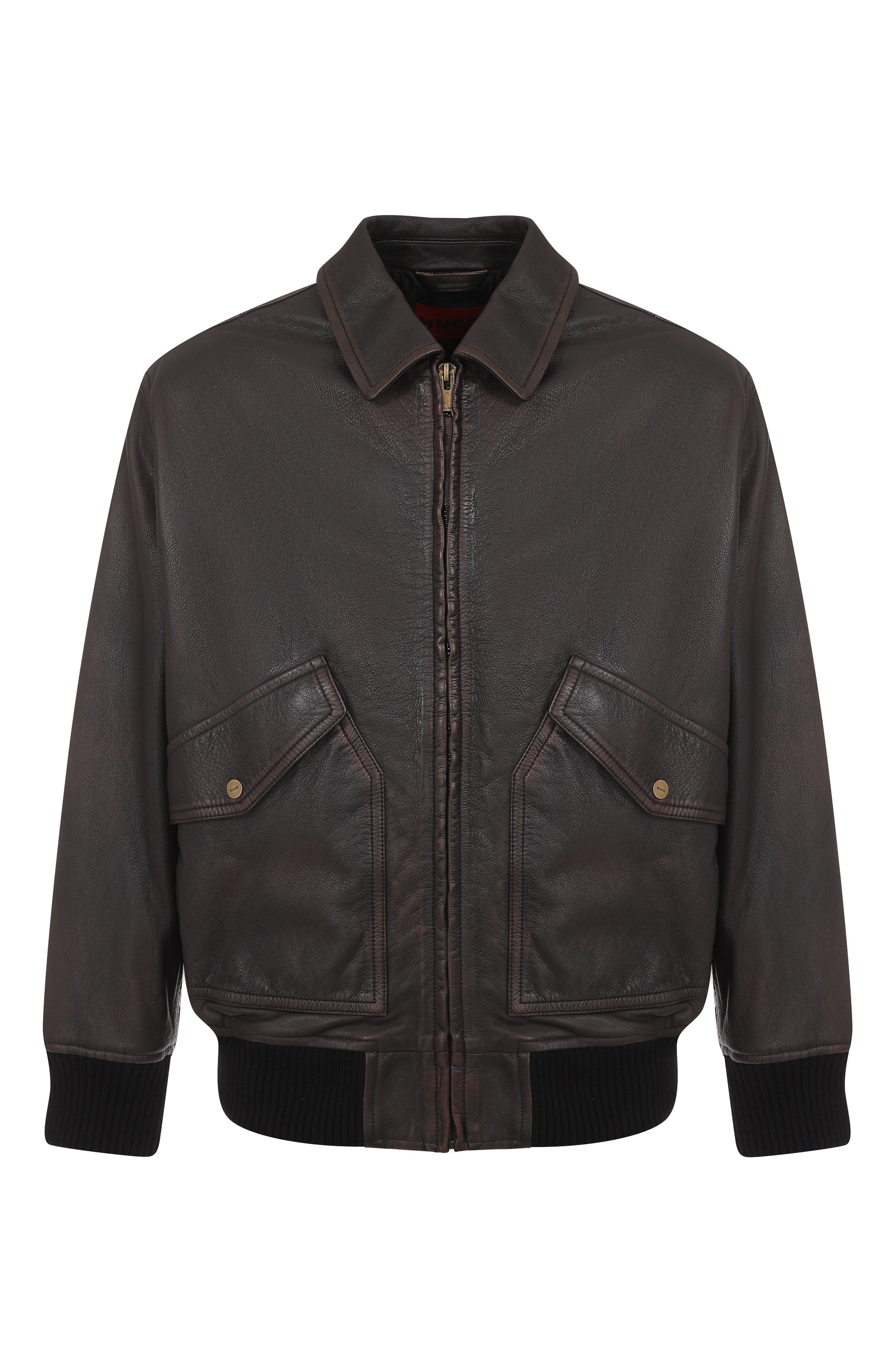 Кожаный бомбер HUGO, арт. 50541865, фото 1