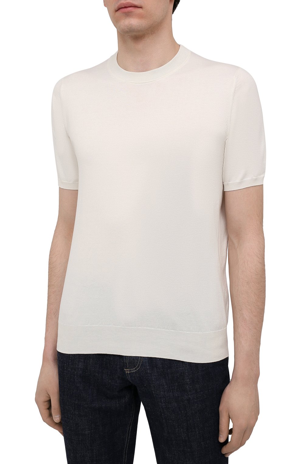 Хлопковый джемпер FIORONI кремового цвета по цене 41300 руб., арт. MK20260A2, фото 3 Хлопковый джемпер FIORONI, арт. MK20260A2, фото 3