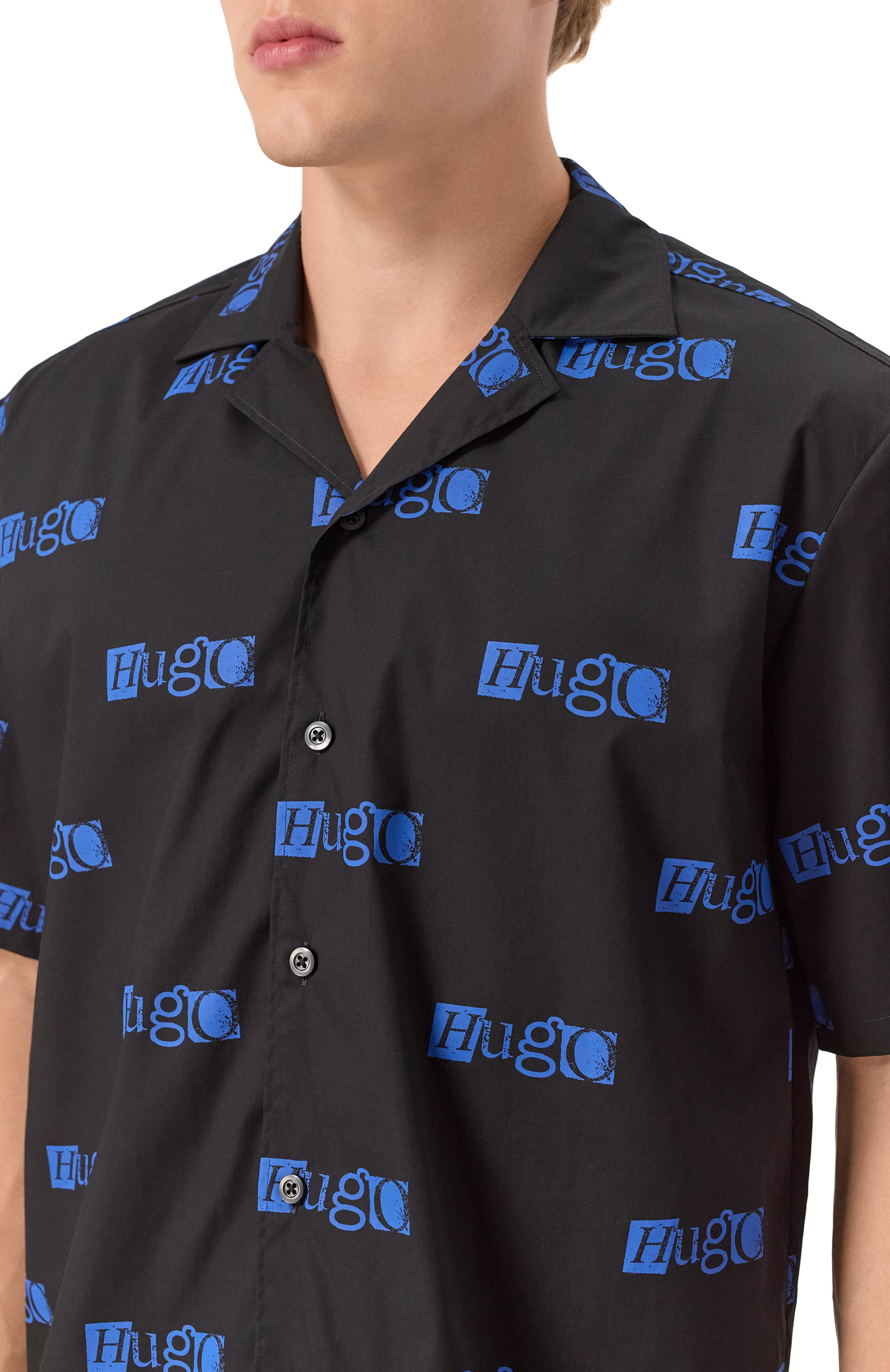 Хлопковая рубашка HUGO BLUE, арт. 50545226, фото 5