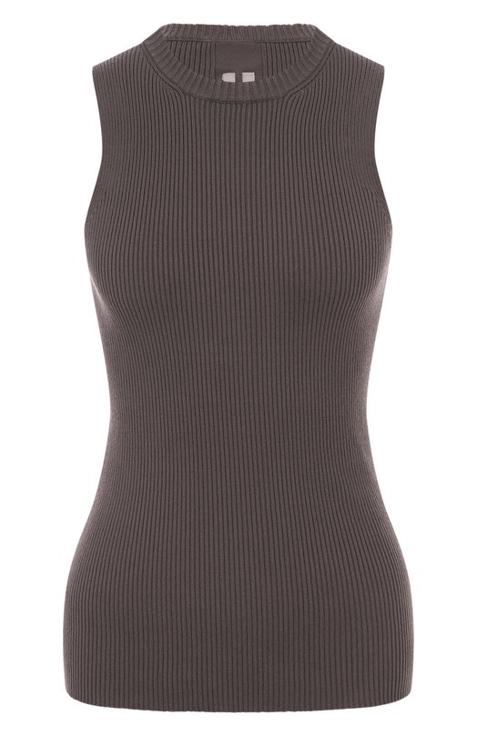 Топ из вискозы Rick Owens RP02E4635/RIBVI Серый RP02E4635/RIBVI
