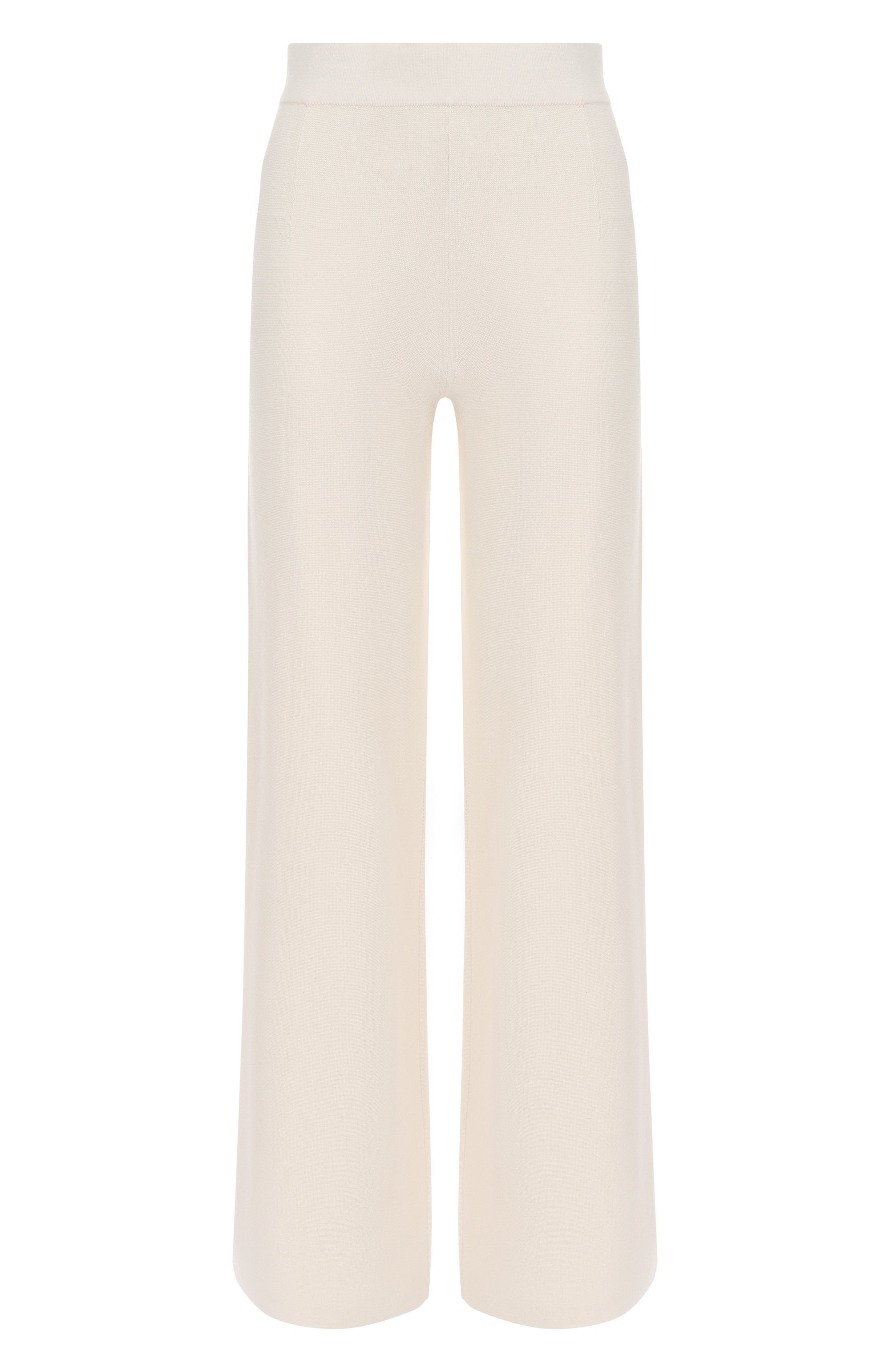 Брюки из вискозы MAX MARA STUDIO кремового цвета по цене 52200 руб., арт. MARZIA, фото 1 Брюки из вискозы MAX MARA STUDIO, арт. MARZIA, фото 1