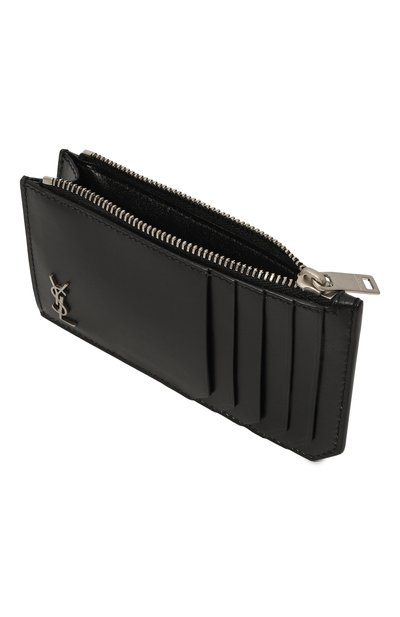 Кожаный футляр для кредитных карт SAINT LAURENT, арт. 629899/1JB0E, фото 3