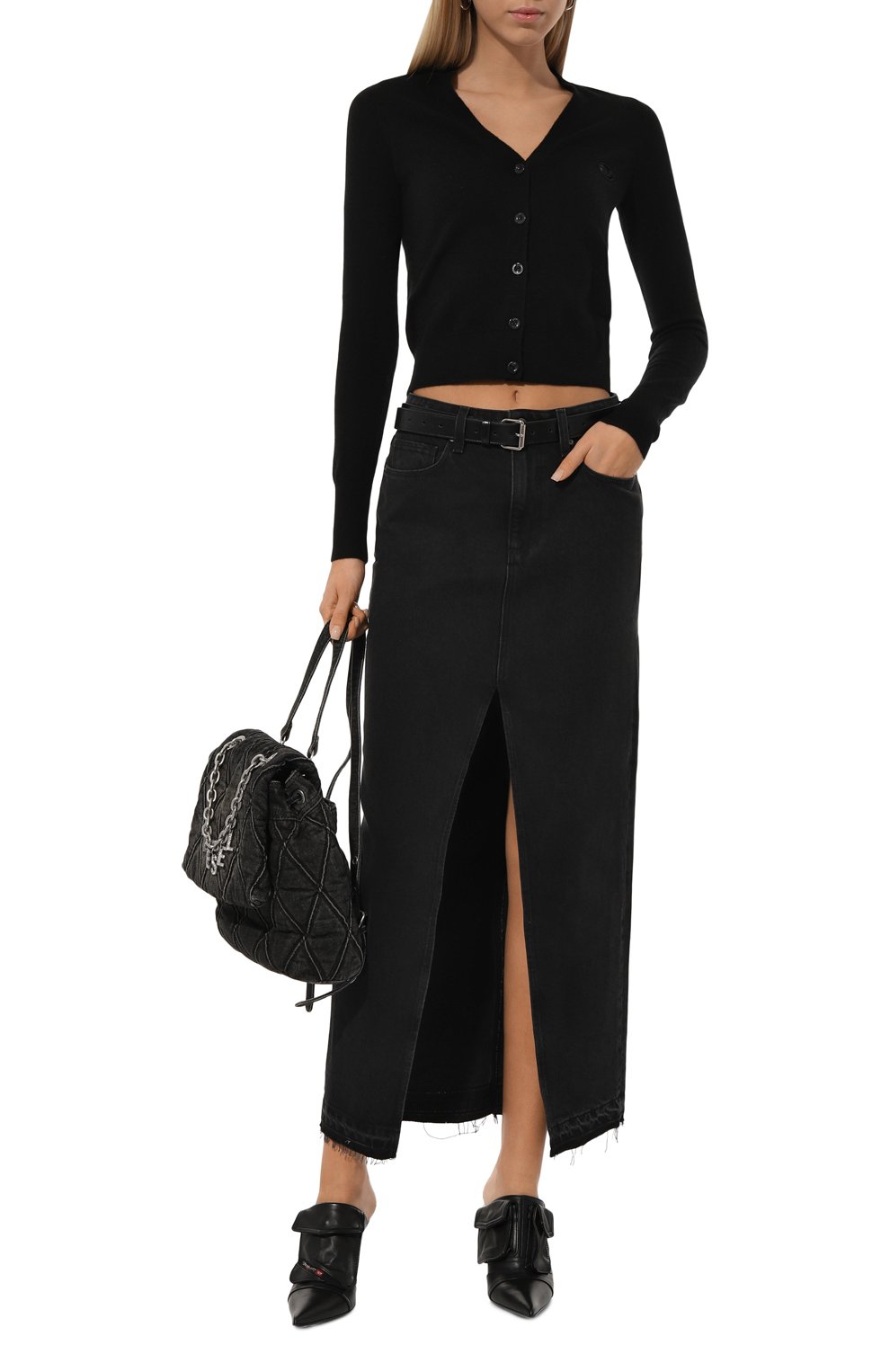 Кардиган из шерсти и кашемира DIESEL, арт. A13015/0GEAY, фото 2