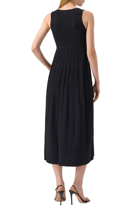Платье из вискозы Weekend Max Mara MARKUS Чёрный  MARKUS Фото 4