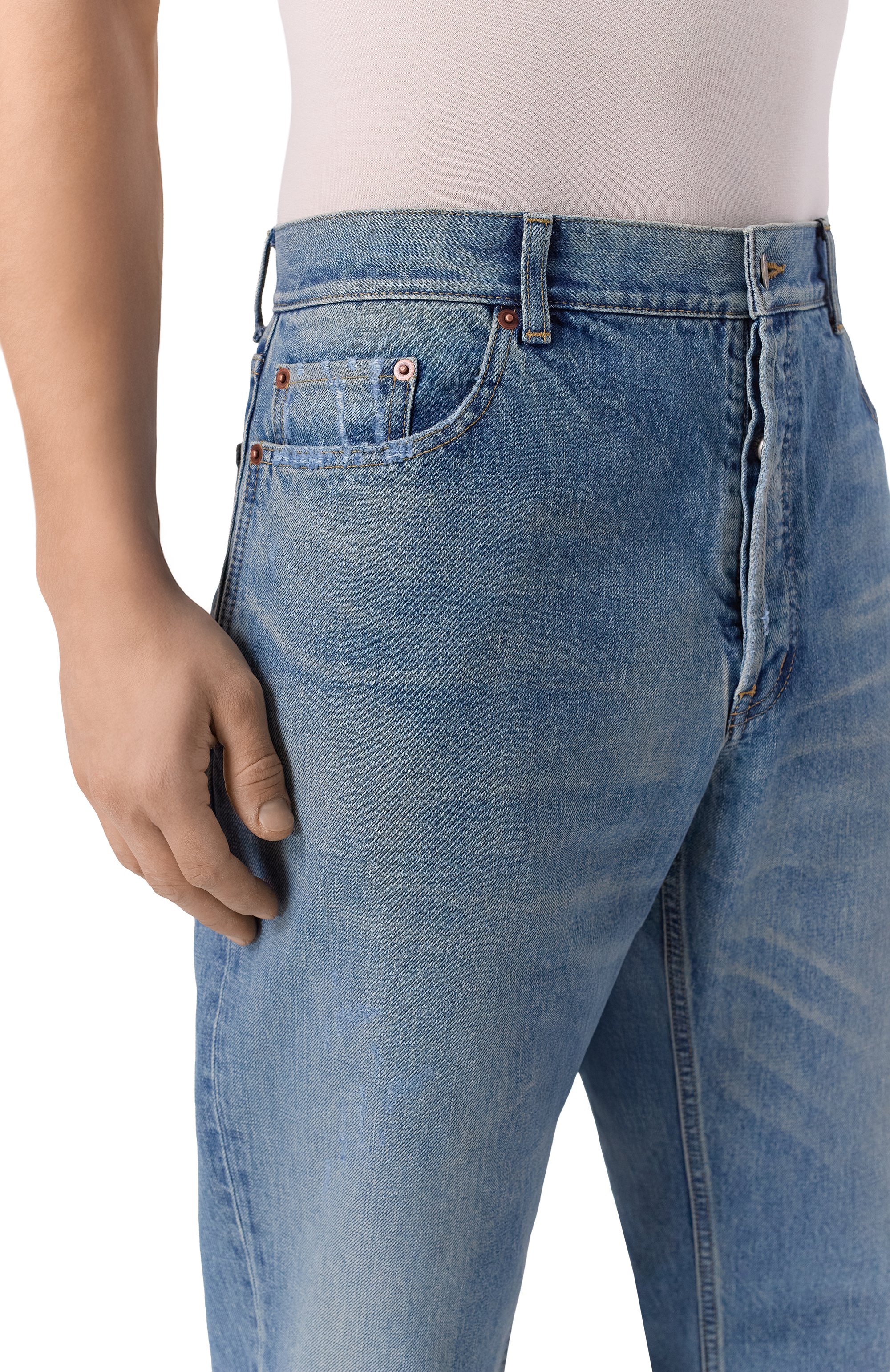 Джинсы SAINT LAURENT, арт. 752318/Y13KB, фото 5