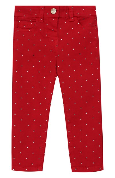 Джинсы со стразами MONNALISA, арт. 393415A7, фото 1