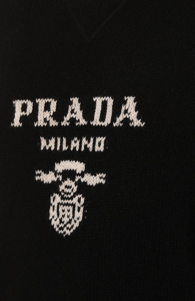 Свитер из шерсти и кашемира PRADA, арт. UMB223-1YMW-F0002-211, фото 5