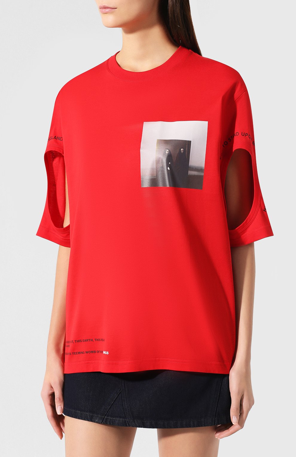 Хлопковая футболка BURBERRY, арт. 8016217, фото 3