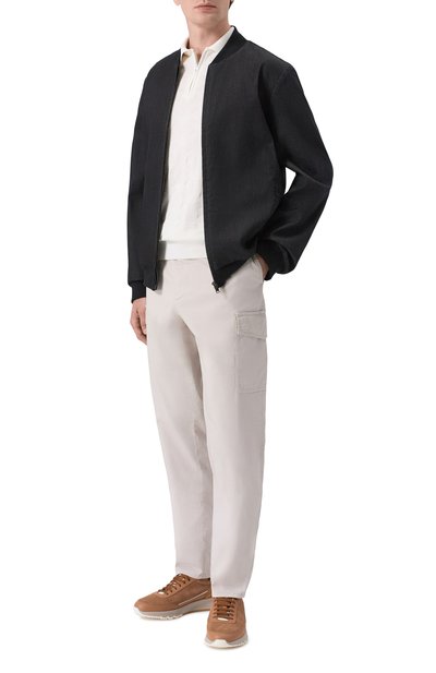 Мужская поло из шелка и хлопка MVST, арт. M26.CSM.K426