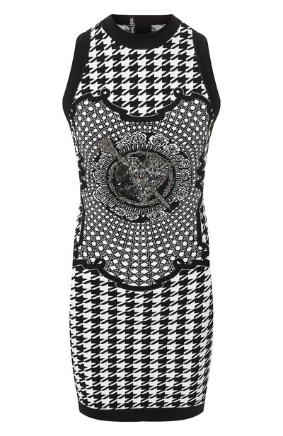 Женское платье из вискозы BALMAIN, арт. SF06212/K513