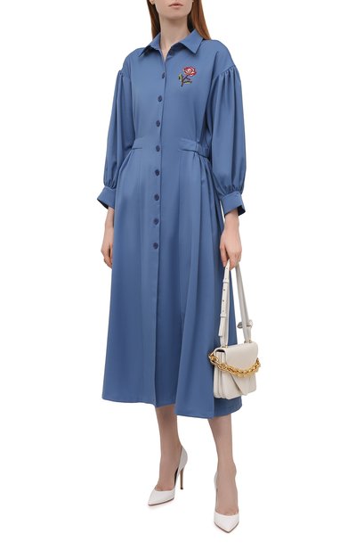 Платье LOOM BY RODINA голубого цвета по цене 43750 руб., арт. LBR/FW-DRSG122, фото 2 Платье LOOM BY RODINA, арт. LBR/FW-DRSG122, фото 2