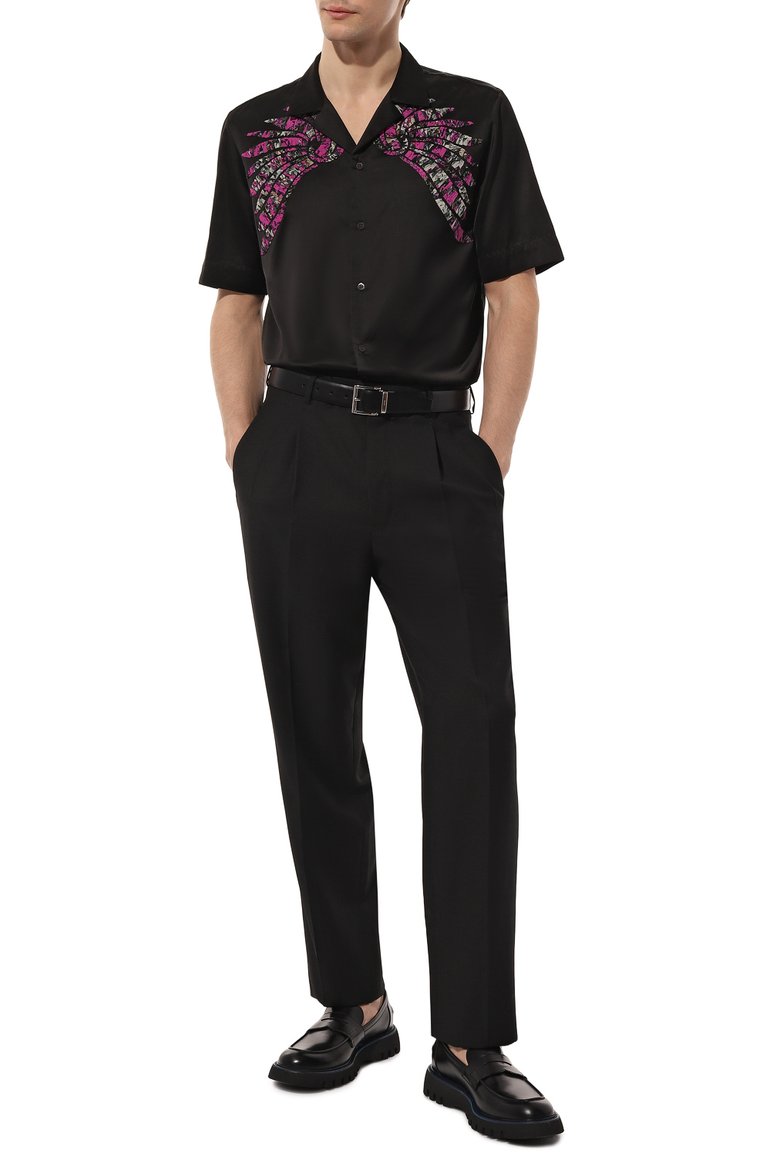 Рубашка из вискозы и хлопка DRIES VAN NOTEN, арт. 231-020731-6190, фото 1
