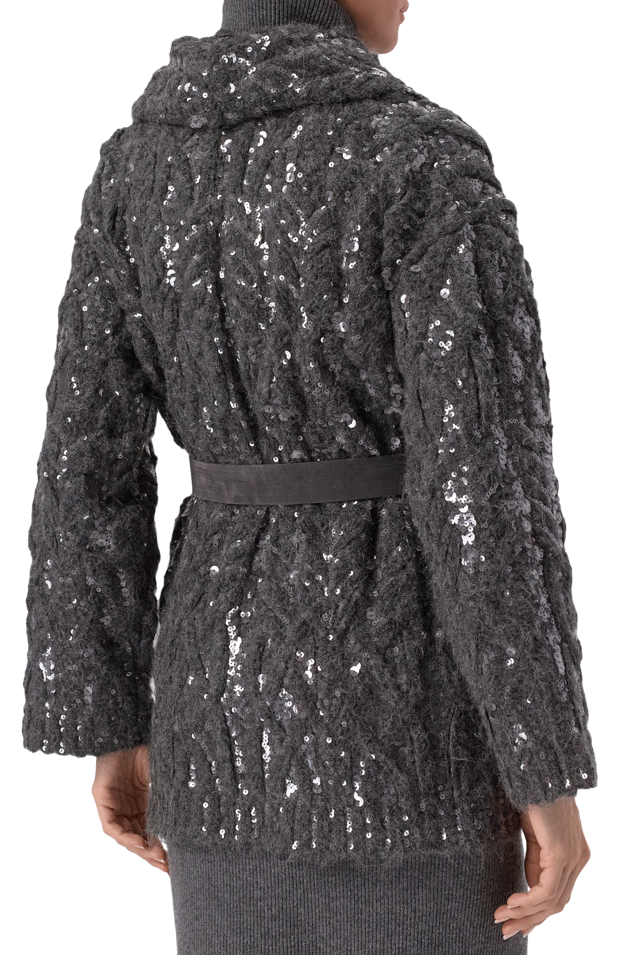 Шерстяной кардиган BRUNELLO CUCINELLI, арт. MDUR15206, фото 4