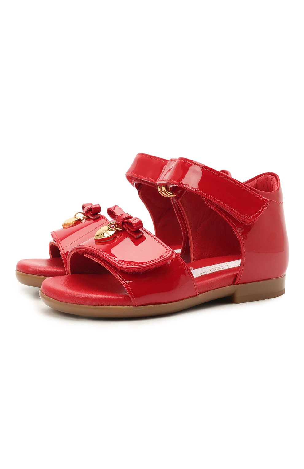 Кожаные босоножки DOLCE & GABBANA, арт. D20045/A1328/19-28, фото 1