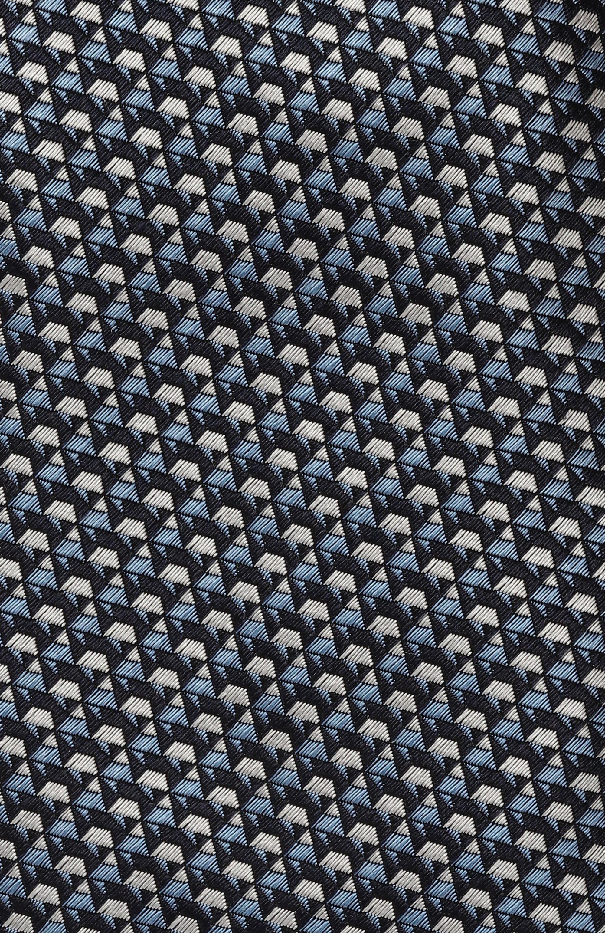Шелковый галстук ZEGNA голубого цвета по цене 26350 руб., арт. 1P8/Z8D84TA8, фото 4 Шелковый галстук ZEGNA, арт. 1P8/Z8D84TA8, фото 4