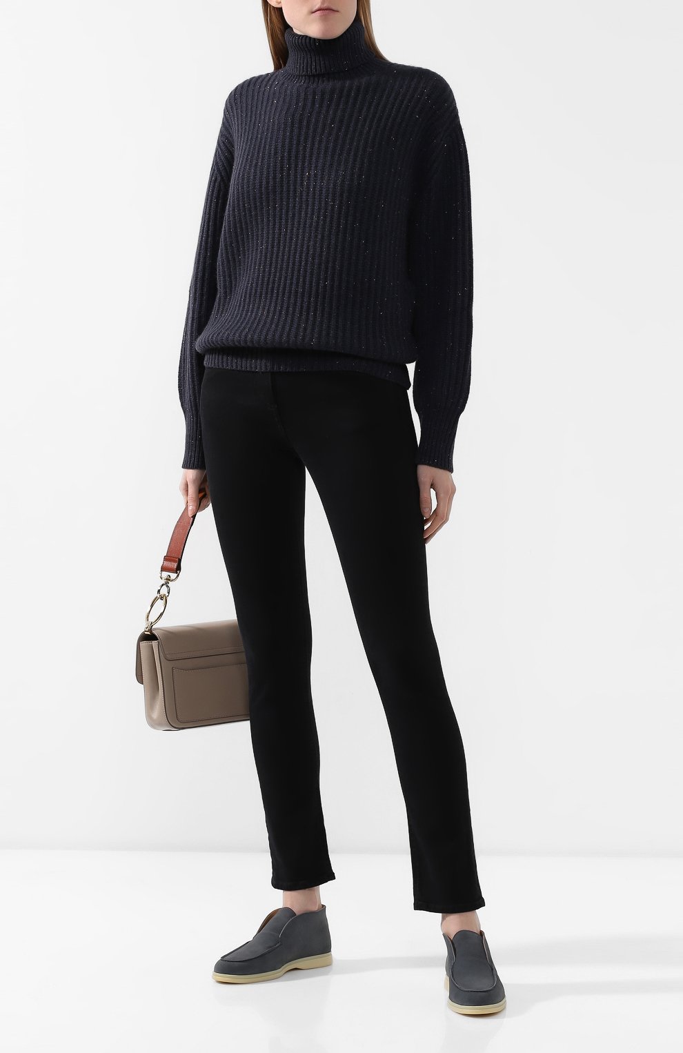 Замшевые ботинки open walk LORO PIANA, арт. FAE9959, фото 2