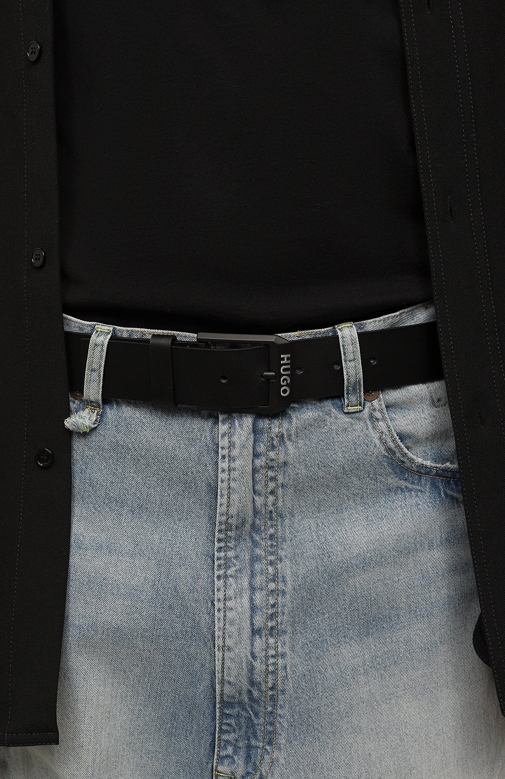 Кожаный ремень HUGO, арт. 50503404, фото 2