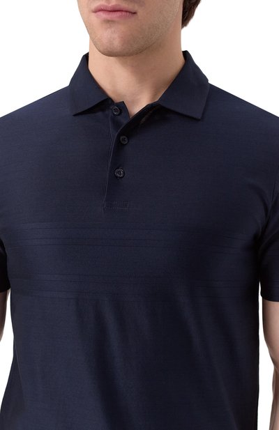 Хлопковое поло CANALI, арт. T0238P/MJ02242, фото 5