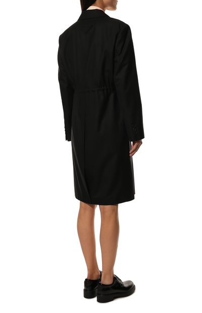 Шерстяное пальто PRADA, арт. P615P-10GK-F0002-221, фото 4