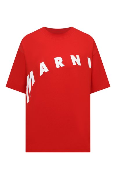 Хлопковая футболка MARNI, арт. THJET49EPF/USCR13, фото 1