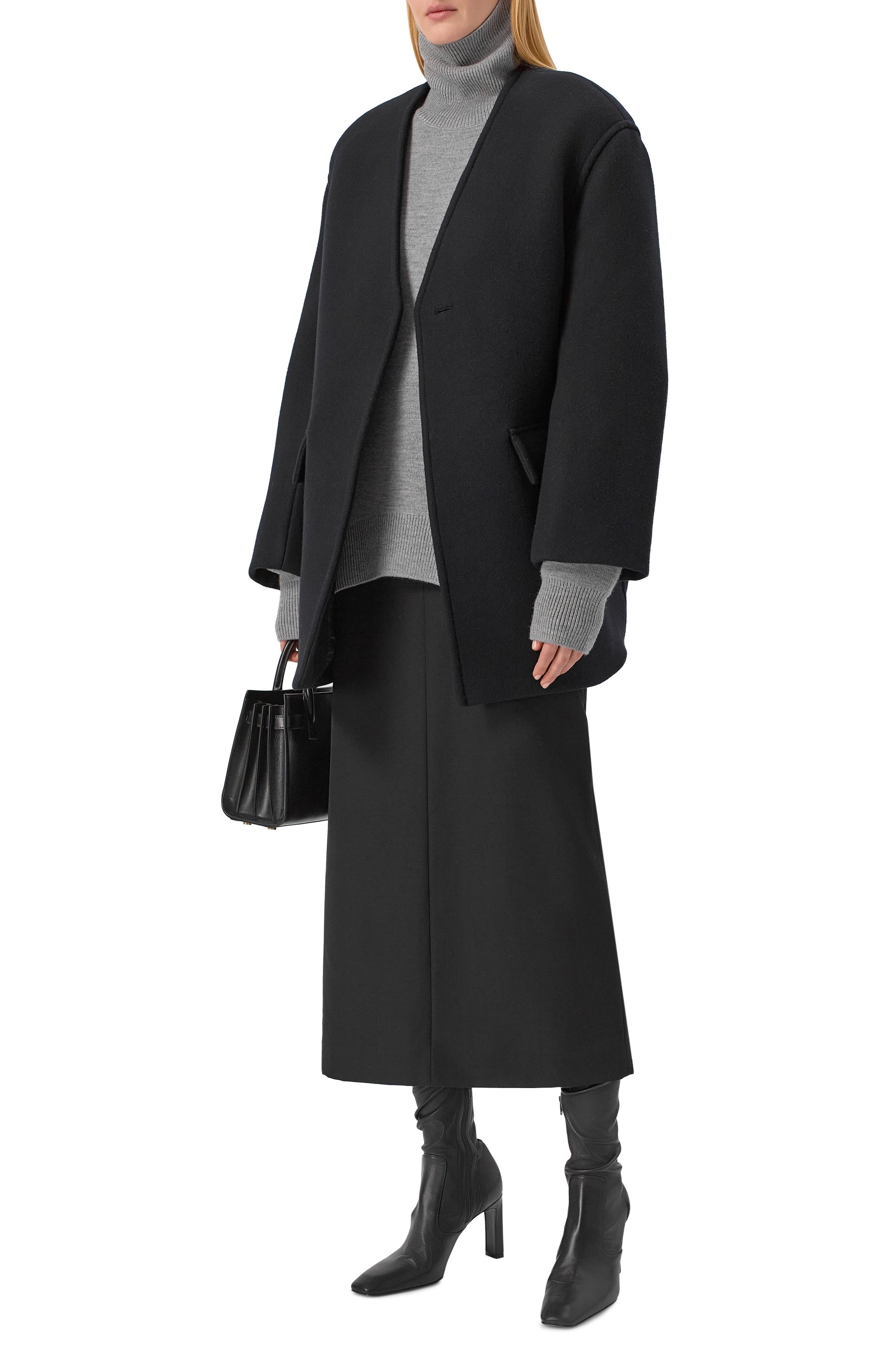 Кожаные ботфорты TOTEME, арт. 254-WAS0262-LE0089, фото 3