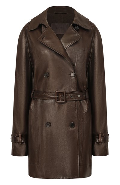 Женский кожаный тренч MVST, арт. ZBKB-Y139-4/Z2764-1