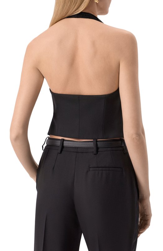 Шерстяной жилет Nina Ricci 25PCT0017/WV0322 Чёрный  25PCT0017/WV0322 Фото 4