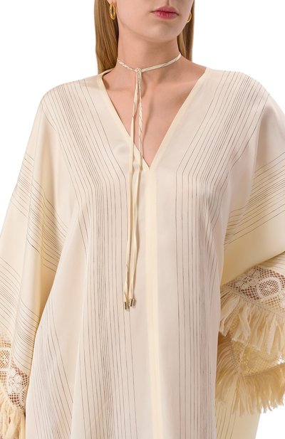 Туника из вискозы и шелка LORENA ANTONIAZZI, арт. R2575AB84A/4925, фото 5