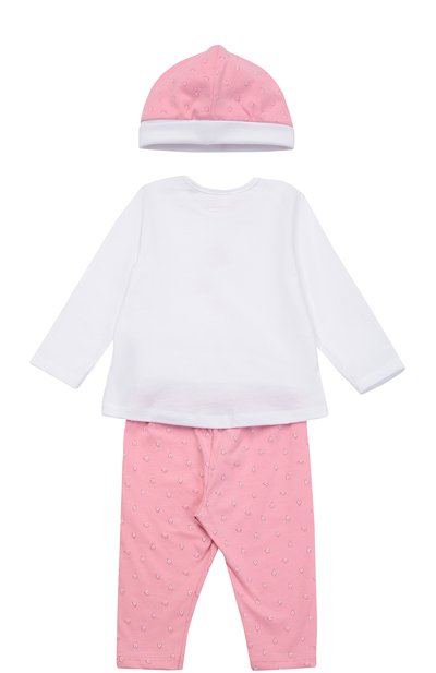 Распашонка в комплекте с брюками и шапкой SANETTA, арт. 906281, фото 2