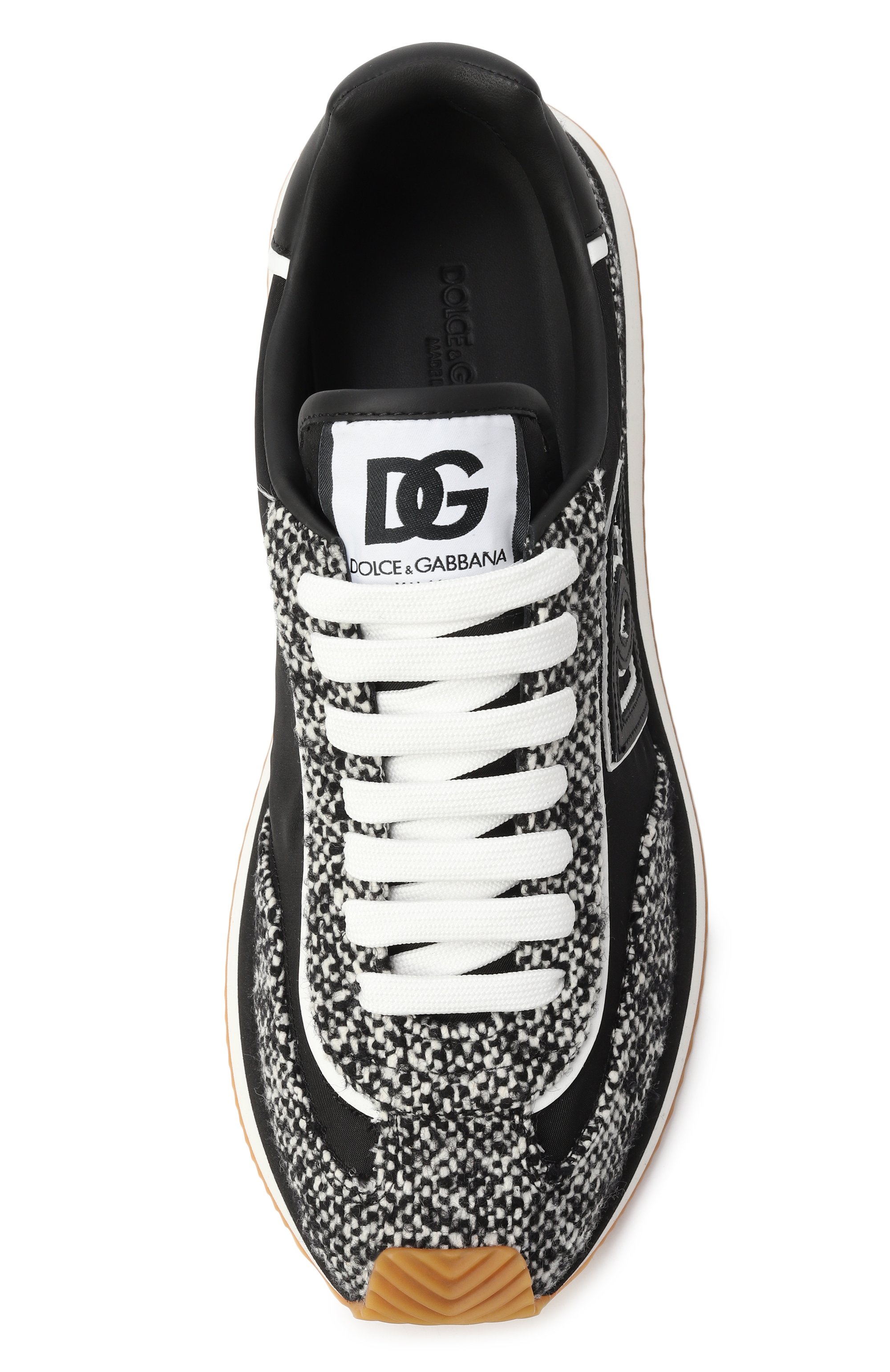 Комбинированные кроссовки dg cushion DOLCE & GABBANA, арт. CS2288/AP442, фото 6