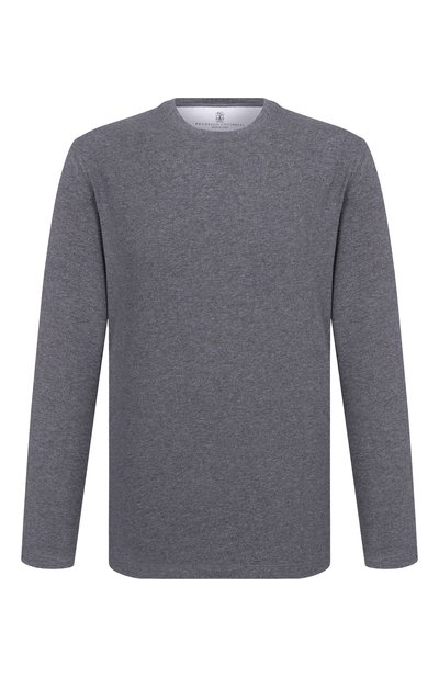 Мужская хлопковый лонгслив BRUNELLO CUCINELLI, арт. M0B137407