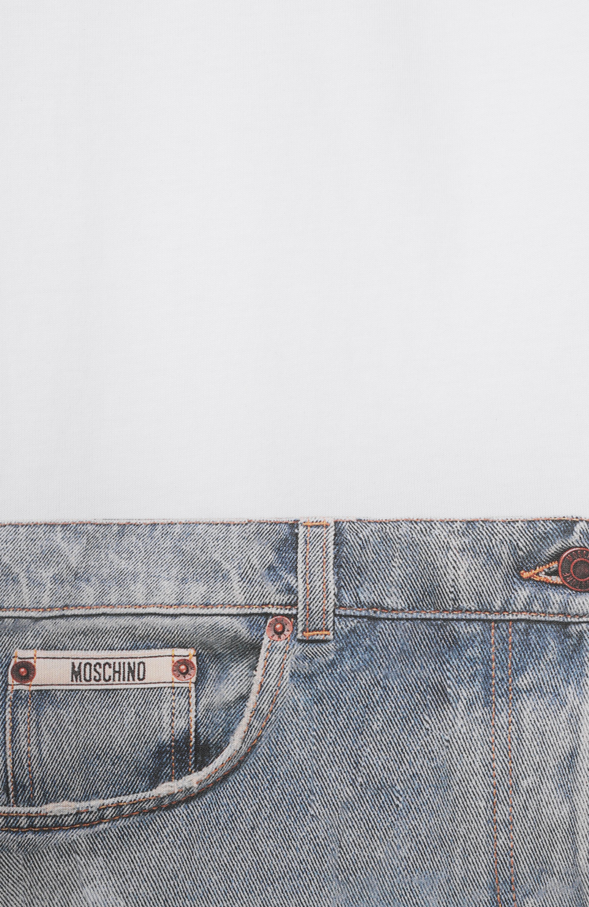 Хлопковая футболка MOSCHINO, арт. H7M05G/LAA02, фото 3