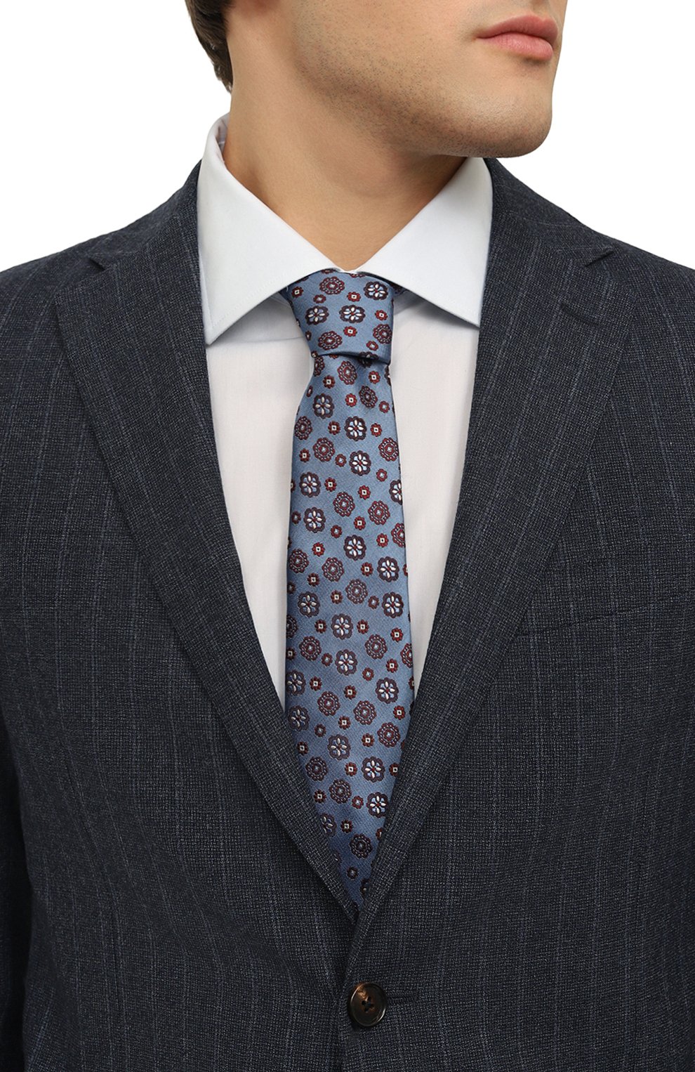 Шелковый галстук CANALI, арт. 18/HJ03965, фото 2